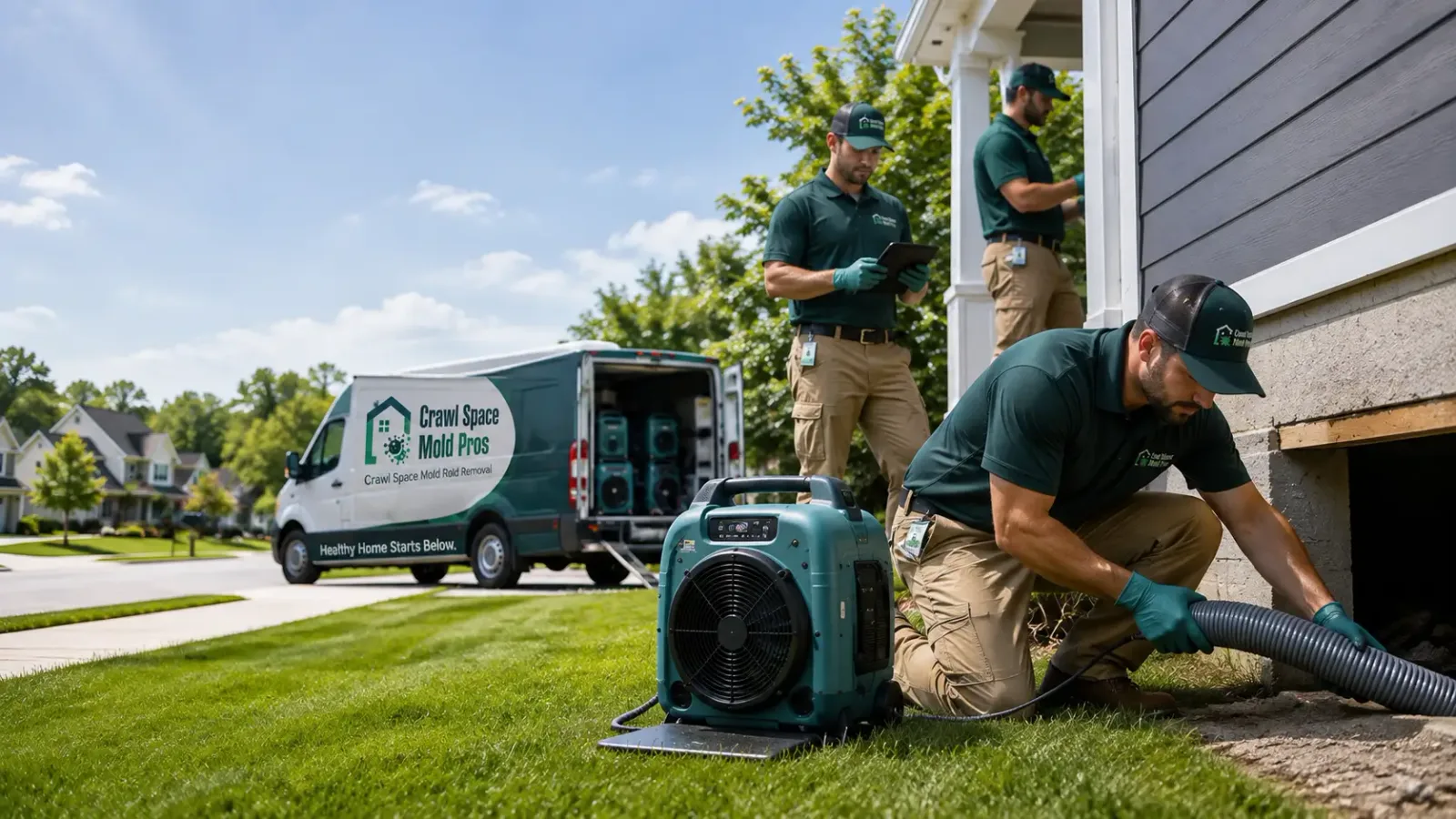 Crawl Space Mold Removal in Goldsboro, NC